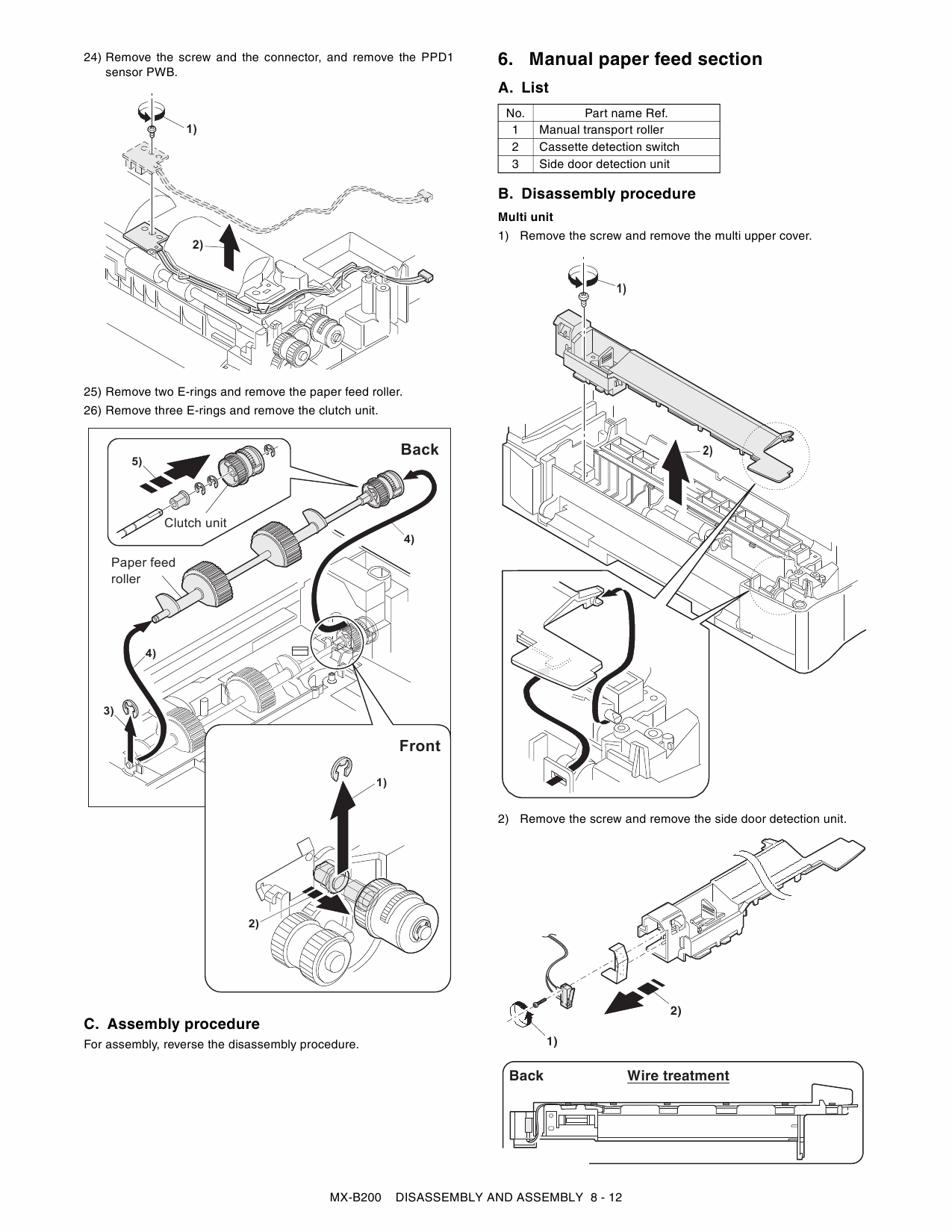 SHARP MX B200 Service Manual-4